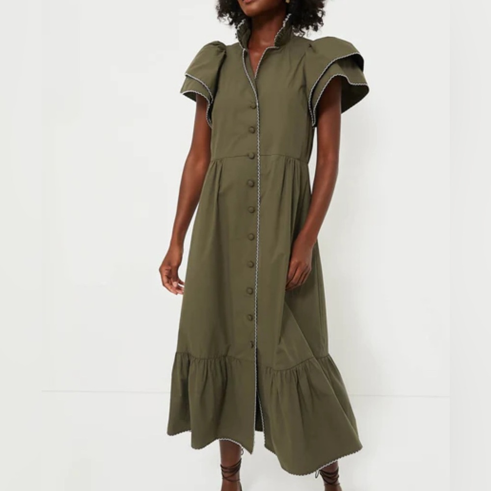 Tuckernuck Olive Green Midi Dress